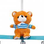 Люстра 670609/5 E27 40Вт голубой 72х72х18 см