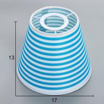 Люстра 670609/5 E27 40Вт голубой 72х72х18 см