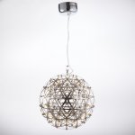 Люстра 669709/92 LED 55,2Вт 4000К хром 40х40х150 см