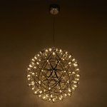 Люстра 669711/92 LED 55,2Вт 4000К хром 60х60х150 см