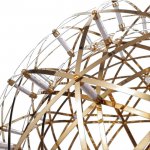 Люстра 669712/92 LED 55,2Вт 3000К золото 60х60х150 см