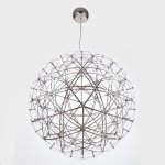 Люстра 669713/92 LED 55,2Вт 4000К хром 80х80х150 см