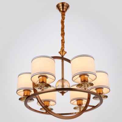 Люстра 671002/6 E27 40Вт медь-золото 61х61х90 см