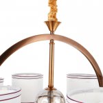 Люстра 671002/6 E27 40Вт медь-золото 61х61х90 см