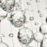 Люстра хрустальная каскадная 671305/6 GU10 хром 45х45х60см