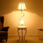 Торшер 4416224T/1 E27 40Вт белый 54х40х165 см