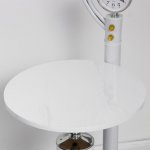 Торшер с часами 4416226T/2 E27 40Вт белый 63х55х172 см