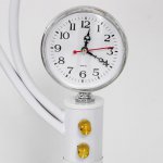 Торшер с часами 4416226T/2 E27 40Вт белый 63х55х172 см