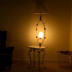 Торшер 4416227T/2 E27 40Вт белый 55х46х168 см