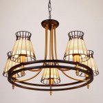 Люстра 669604/5 Е14 40Вт черный-золото 60х60х43 см