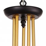 Люстра 669604/5 Е14 40Вт черный-золото 60х60х43 см