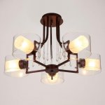 Люстра 669605/5 Е14 40Вт кофе 60х60х39 см
