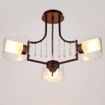 Люстра 669606/3 Е14 40Вт кофе 60х60х39 см
