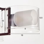 Люстра 669606/3 Е14 40Вт кофе 60х60х39 см