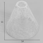 Люстра 669609/3 Е14 40Вт бронза 59х59х44 см