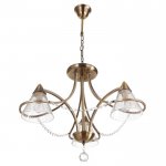 Люстра 669609/3 Е14 40Вт бронза 59х59х44 см