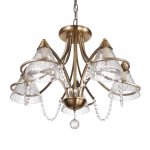 Люстра 669610/5 Е14 40Вт бронза 59х59х44 см