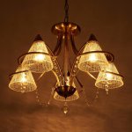 Люстра 669610/5 Е14 40Вт бронза 59х59х44 см