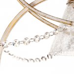 Люстра 669611/3 Е14 40Вт белый патинированное золото 59х59х44 см