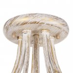 Люстра 669612/5 Е14 40Вт белый патинированное золото 59х59х44 см