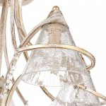 Люстра 669612/5 Е14 40Вт белый патинированное золото 59х59х44 см