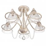 Люстра 669612/5 Е14 40Вт белый патинированное золото 59х59х44 см