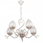 Люстра 669616/5 Е14 40Вт белый патинированное золото 64,5х64,5х38 см