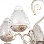 Люстра 669616/5 Е14 40Вт белый патинированное золото 64,5х64,5х38 см