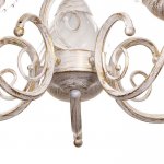 Люстра 669616/5 Е14 40Вт белый патинированное золото 64,5х64,5х38 см