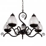 Люстра 669617/5 Е14 40Вт черный 64,5х64,5х38 см