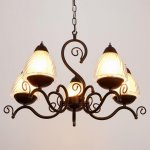 Люстра 669617/5 Е14 40Вт черный 64,5х64,5х38 см