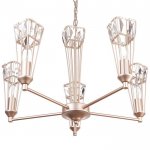 Люстра 669623/5 Е14 40Вт золото шампань 62х62х38 см