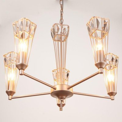 Люстра 669623/5 Е14 40Вт золото шампань 62х62х38 см Люстра 669623/5 Е14 40Вт золото шампань 62х62х38 см