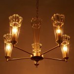 Люстра 669623/5 Е14 40Вт золото шампань 62х62х38 см