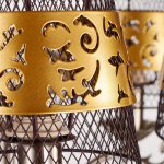 Люстра 669624/6 Е14 40Вт сатин никель 62х62х38 см