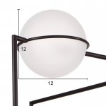 Люстра 669627/4 G9 40Вт черный 60х60х36 см