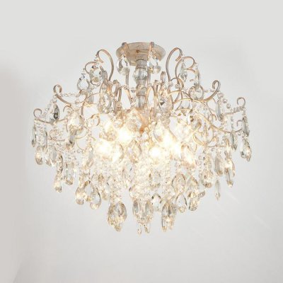 Люстра 670405/6 E27 40Вт белый с золотой патиной 60х60х50 см Люстра 670405/6 E27 40Вт белый с золотой патиной 60х60х50 см