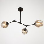 Люстра 2403161/3 E27 40Вт черный 125х125х50 см