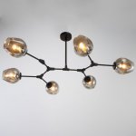 Люстра 2403163/6 E27 40Вт черный 130х130х50 см