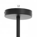 Люстра 2403163/6 E27 40Вт черный 130х130х50 см