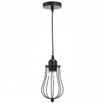 Светильник 2403171/1 E27 40Вт черный 11х11х122 см