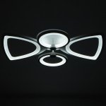 Люстра с ПДУ 671105/4 LED 112Вт диммер 3 режима 3000-6000К белый 59х50х11 см