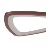 Люстра с ПДУ 671106/4 LED 112Вт диммер 3 режима 3000-6000К кофе 59х50х11 см