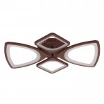 Люстра с ПДУ 671108/4 LED 112Вт диммер 3 режима 3000-6000К кофе 60х51х11 см