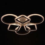 Люстра с ПДУ 671117/6 LED 126Вт диммер 3 режима 3000-6000К белый 58х56х12 см