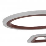 Люстра с ПДУ 671118/6 LED 126Вт диммер 3 режима 3000-6000К кофе 58х56х12 см