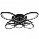 Люстра с ПДУ 671121/8 LED 216Вт диммер 3 режима 3000-6000К черный 72х54х14 см