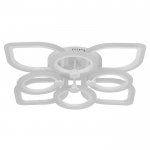 Люстра с ПДУ 671135/8 LED 160Вт диммер 3 режима 3000-6000К белый 51х51х12,5 см