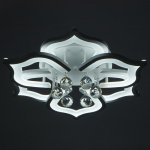 Люстра с ПДУ 671141/6 LED 170Вт диммер 3 режима 3000-6000К белый 51х51х20 см