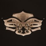 Люстра с ПДУ 671141/6 LED 170Вт диммер 3 режима 3000-6000К белый 51х51х20 см